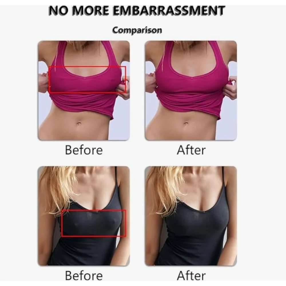 YREEIS Disposable Satin Petal Nipple Covers - Picture 7 of 10